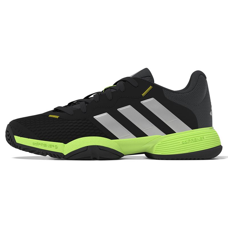 Junior`s Barricade Tennis Shoes Core Black and Lucid Lemon