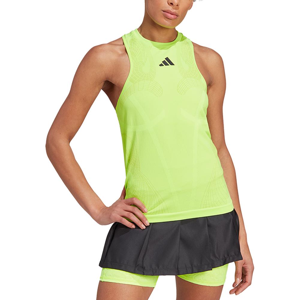 Women’s Seamless Tennis Y-Tank Lucid Lemon