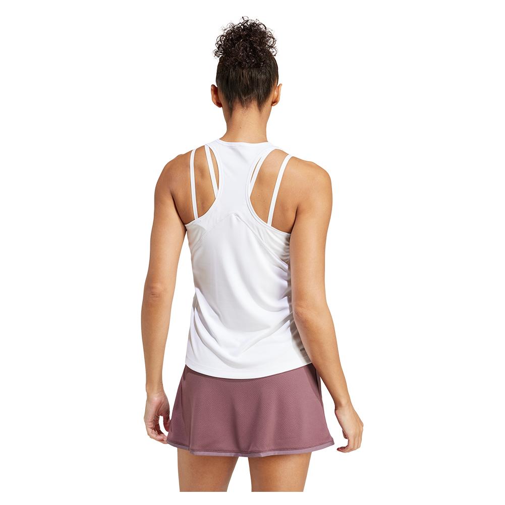 Womens Club Tennis Tank White