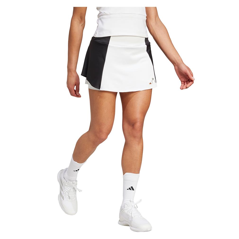 Women’s Premium Tennis Skort White and Black