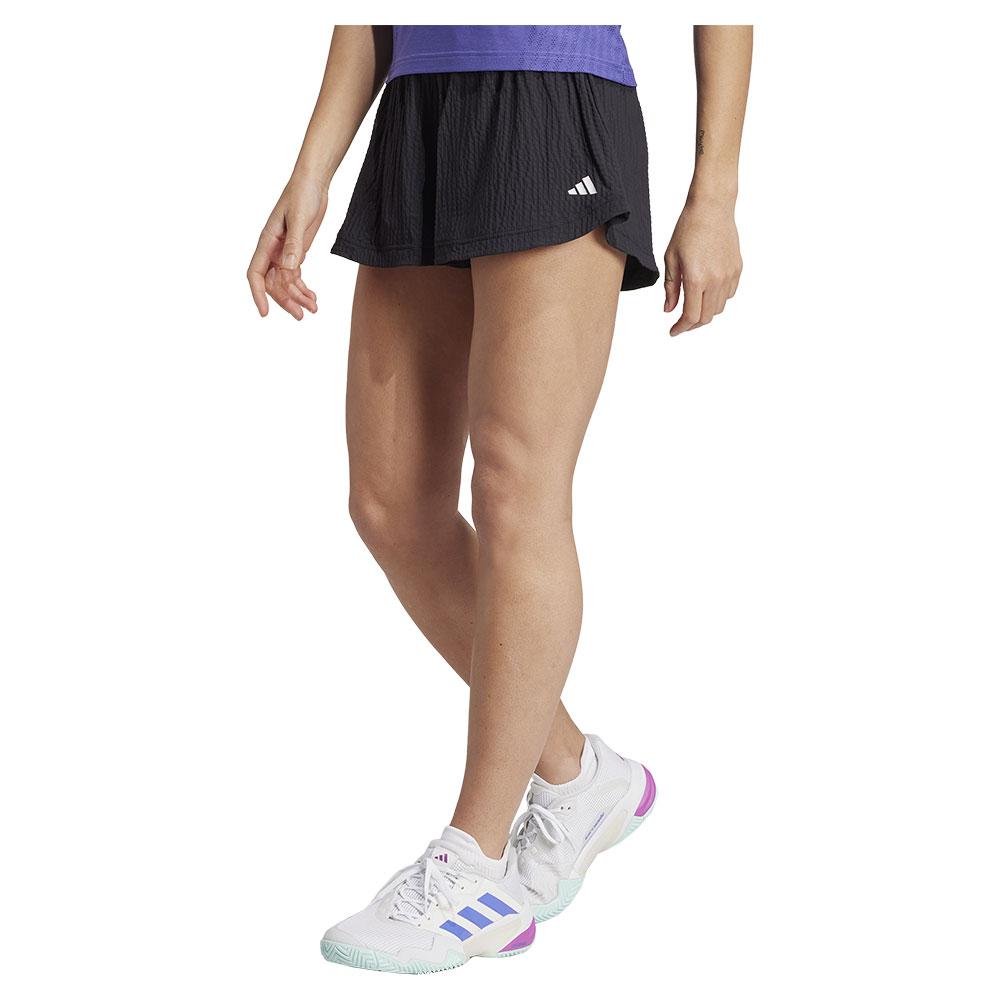 Womens Aero.RDY Seersucker Tennis Shorts Black