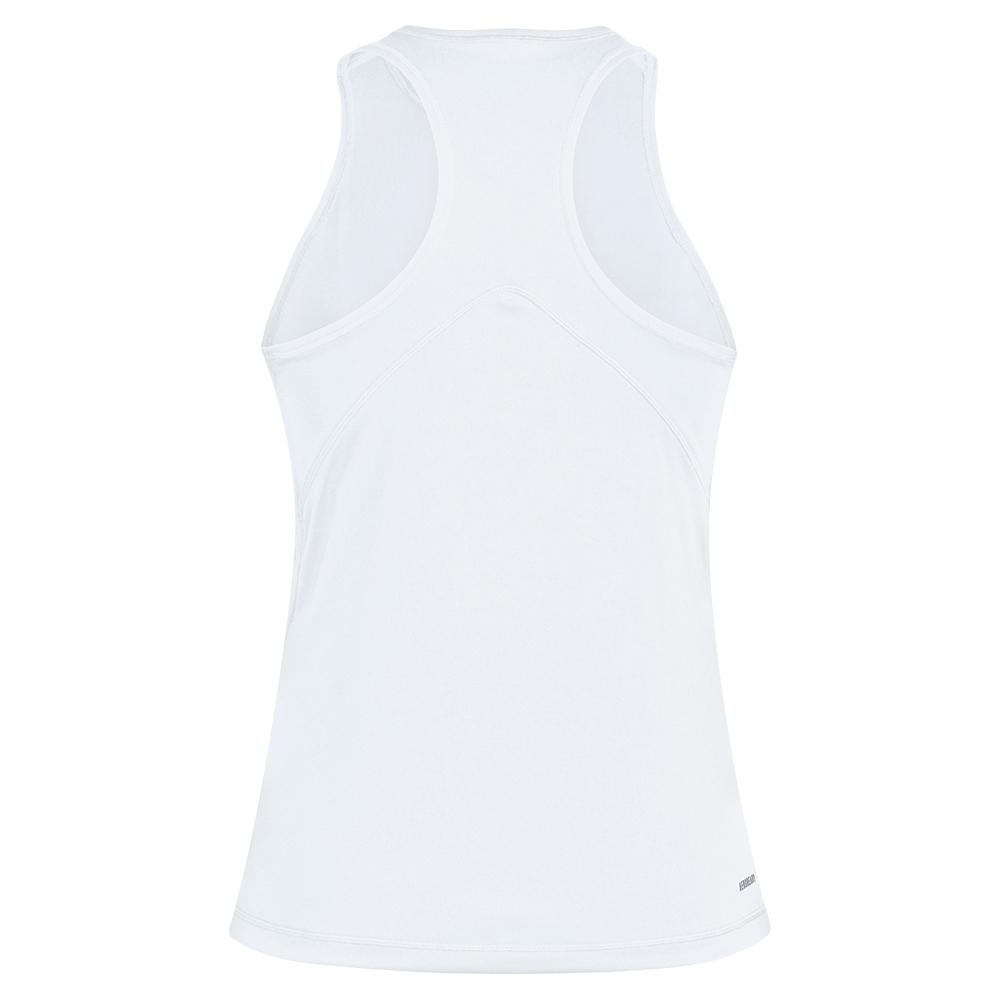 Girls Club Tennis Tank White