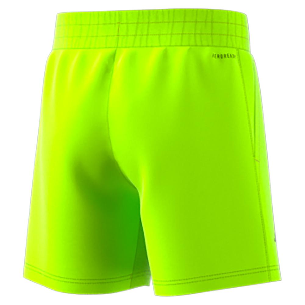 Boys Club 3 Stripe Tennis Short Lucid Lemon