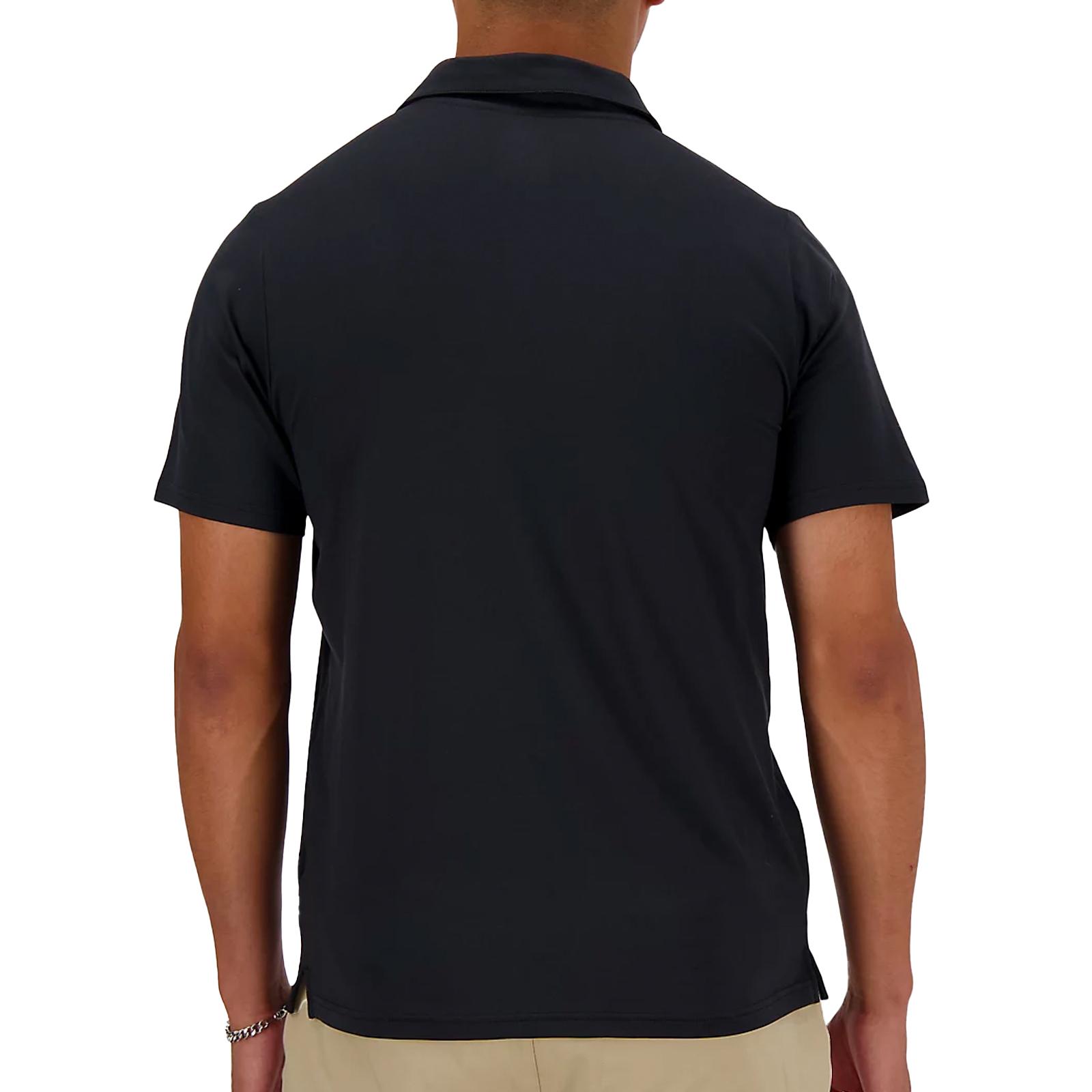 Men’s Performance Tennis Polo Black