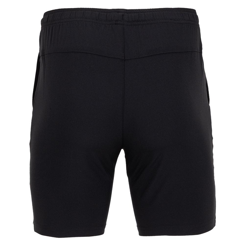 Men’s Solid Performance 8 Inch Tennis Short Caviar