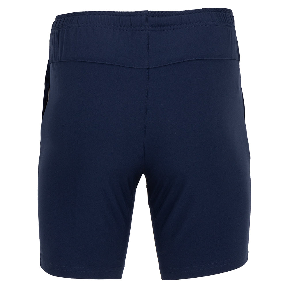 Men’s Solid Performance 8 Inch Tennis Short Black Iris