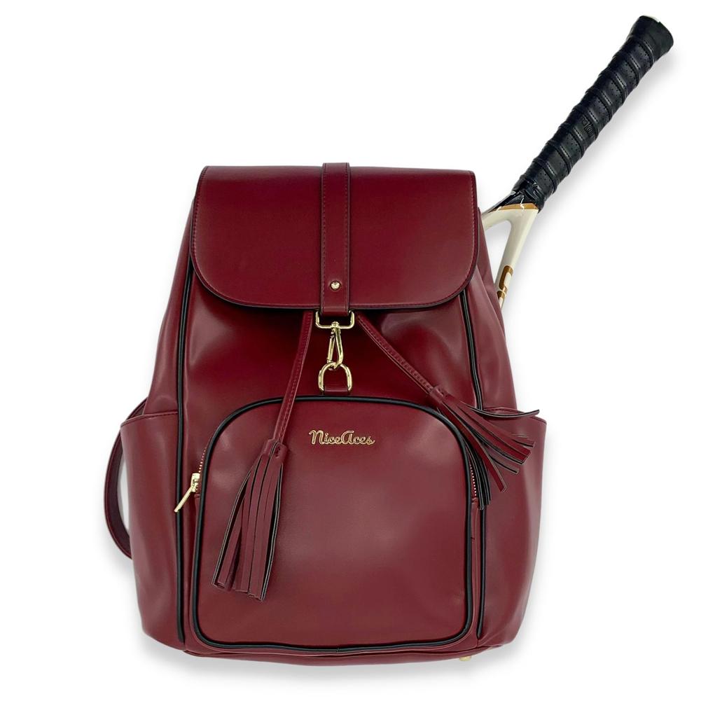 Women’s Sara Tennis Backpack Maroon