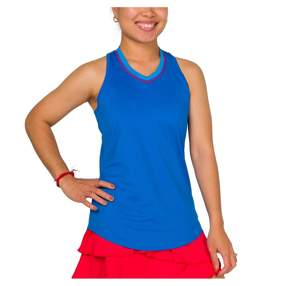 Women’s Performance Tennis Tank Classic Blue