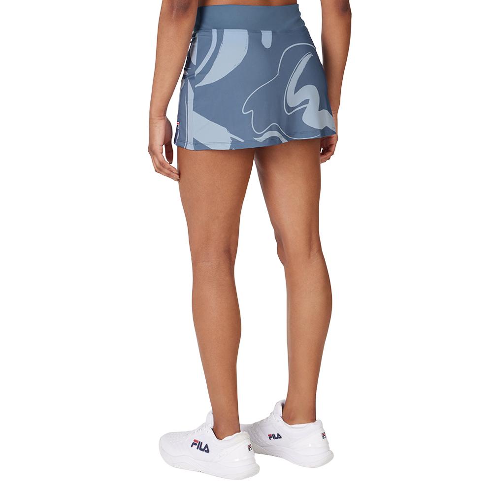 Women’s Essentials A-Line Tennis Skort Elemental Blue and Celestial Blue