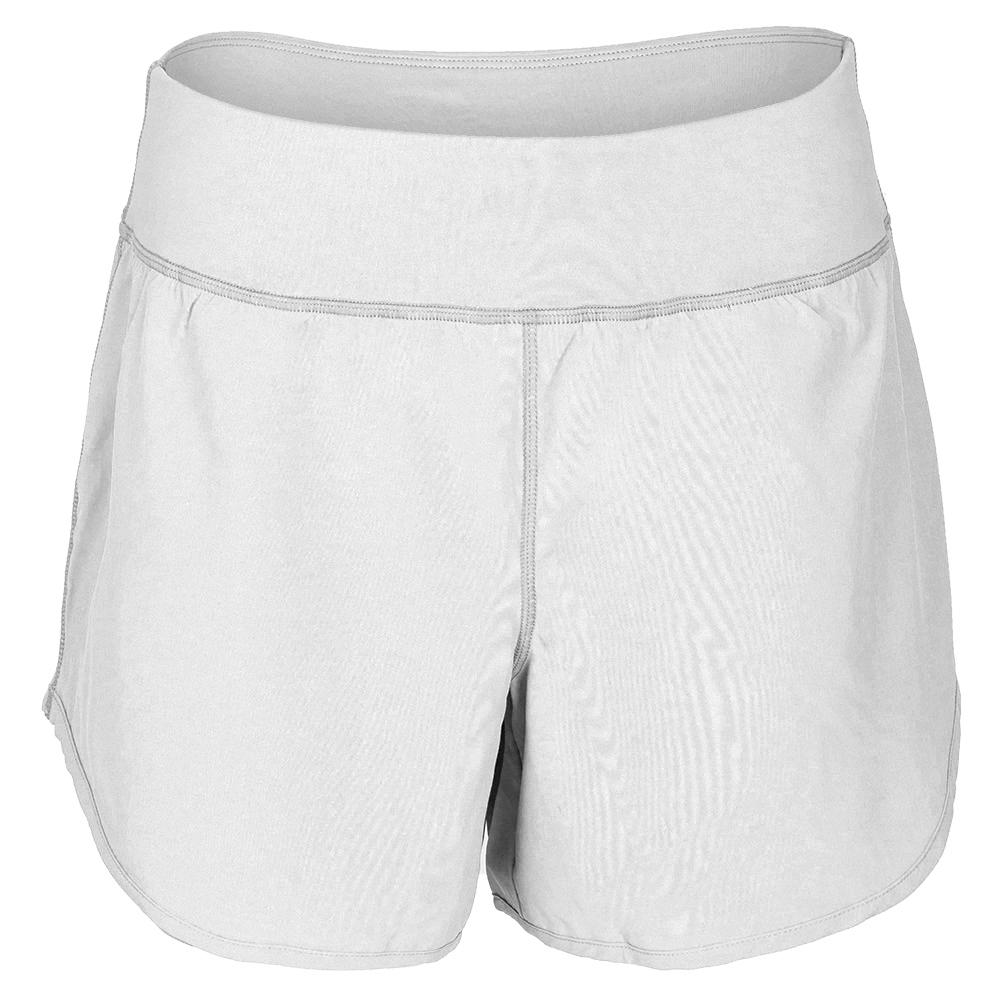 Women’s Double Layer Woven Pickleball Short White