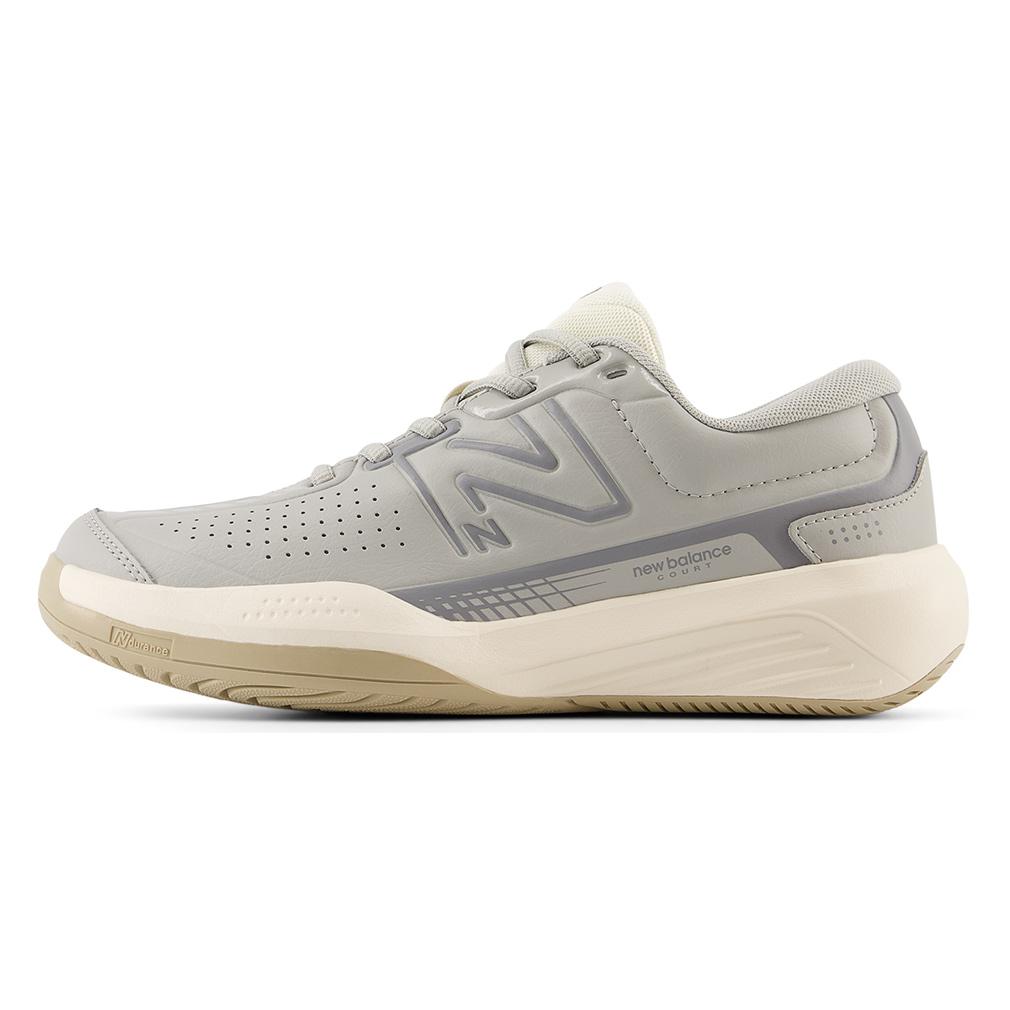 Women’s 696v5 D Width Tennis Shoes Gray and White