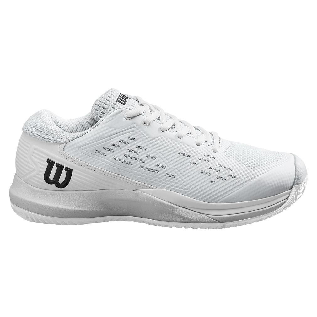 Women’s Rush Pro Ace Wide Tennis Shoes White and Black