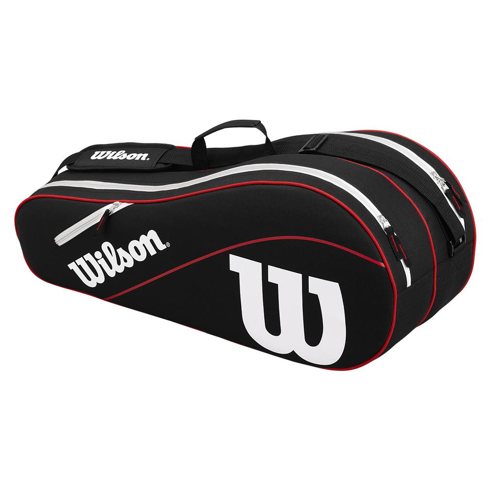 Advantage III Six Tennis Bag Black and White