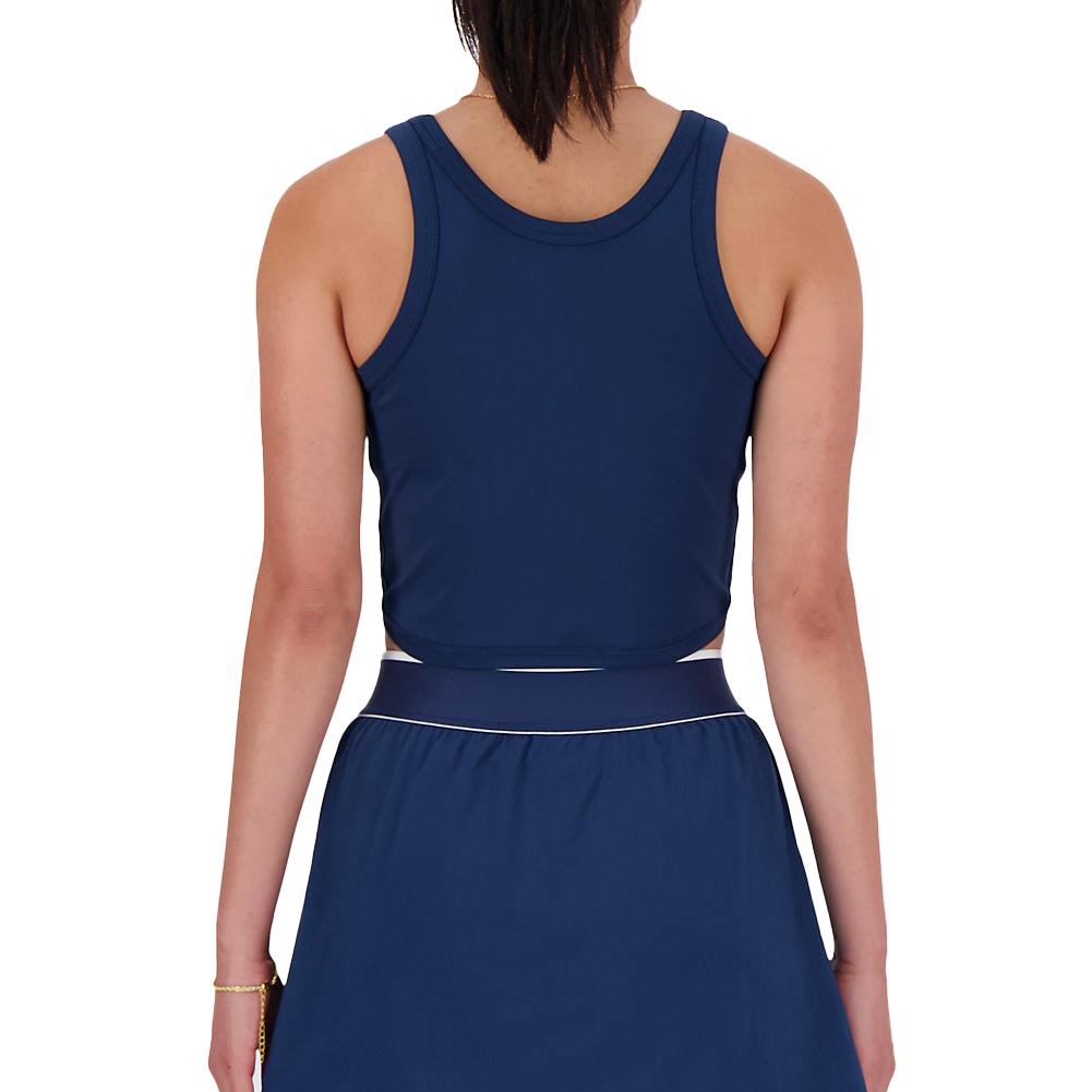 Women’s Cropped Tournament Tennis Tank Navy